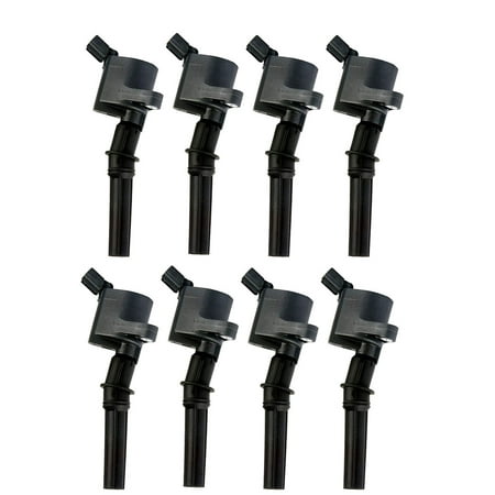 Set of 8 ISA Ignition Coil Compatible with Ford F150 F250 E150 E350 Lincoln Navigator Town Car Crown Victoria Expedition Mustang GT Mercury Grand Marquis 4.6L 5.4L 6.8L V8 DG508 FD503 C1417 C1454