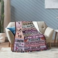 thumbnail image 7 of To My Bonus Daughter Blanket Gifts For Kids Adults - Lightweight Throw Blanket For Bedroom Living Room Decor Soft Fuzzy Fleece Cozy Plush Bed Couch 80"X60", 7 of 7
