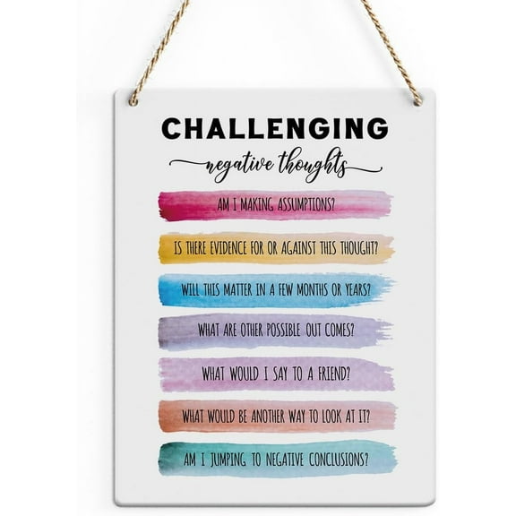 8x10 Inch Inspirational Quotes Therapist Office Must Haves Rustic Wall Art Counseling Office Decor School Psychologist Office Decor Farmhouse Wall Hanging Decor Wood Plaque For Home Classroom Bedroom