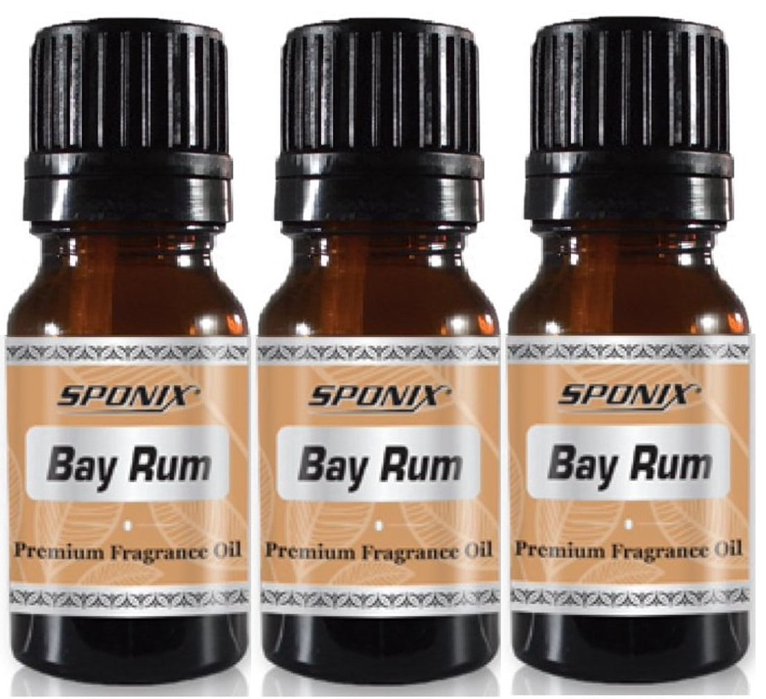 Bay Rum Fragrance Oil 10 ml / 0.33 oz 100 Pure by Sponix Made in USA