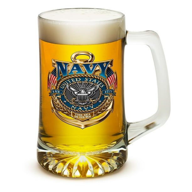 Beer Mugs with Handles US Navy 25 oz Tankard Beer Mug United States