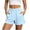 Light Blue, variant on Gamivast Athletic Shorts for Women High Waisted Elastic Waist Workout Shorts With Large Pockets Loose Fit Casual Running Gym Summer Shorts