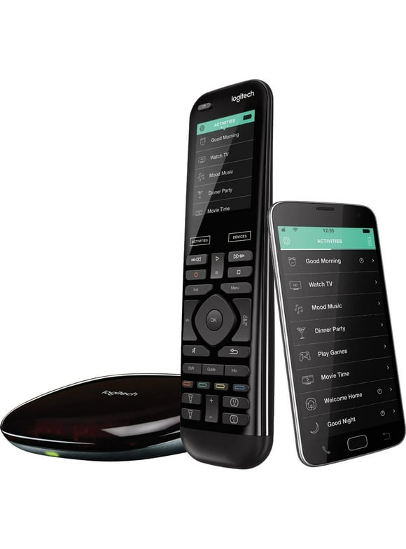 Restored Logitech Harmony Elite Universal Remote with Harmony Hub, Works with Alexa (Refurbished)