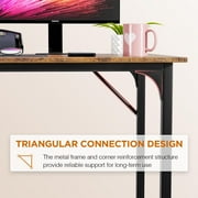 BestOffice 32 inch Computer Desk,Office Desk with Metal Frame,Adults can easily use it,Vintage