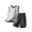 Gray, variant on WOLLED 6-19Y Big Kids Summer Camisole Outfit Boys Girls Thin Cotton Tank +short Set Teen Casual Vest Set