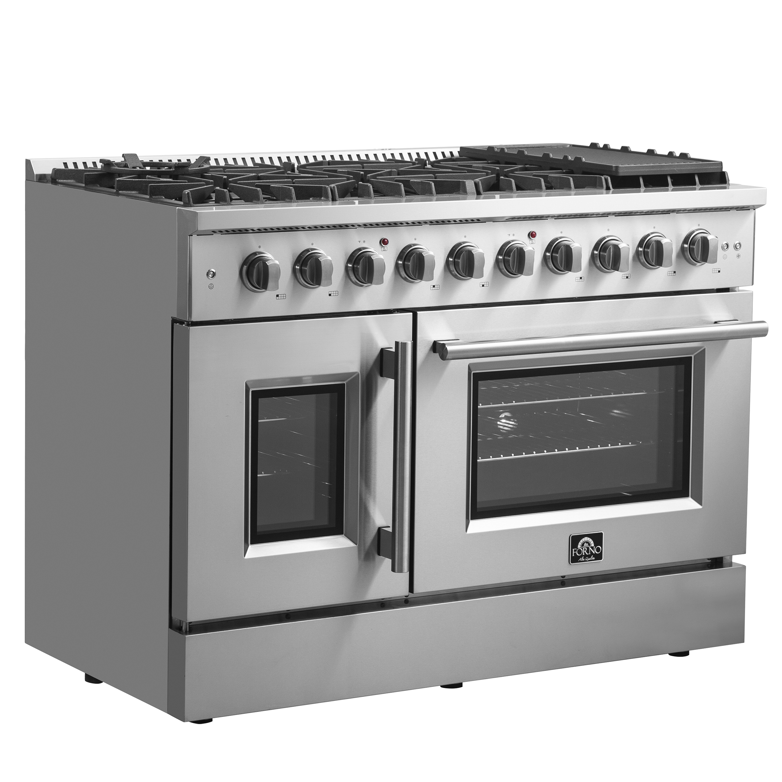 FORNO Galiano 48" Freestanding French Door Gas Range