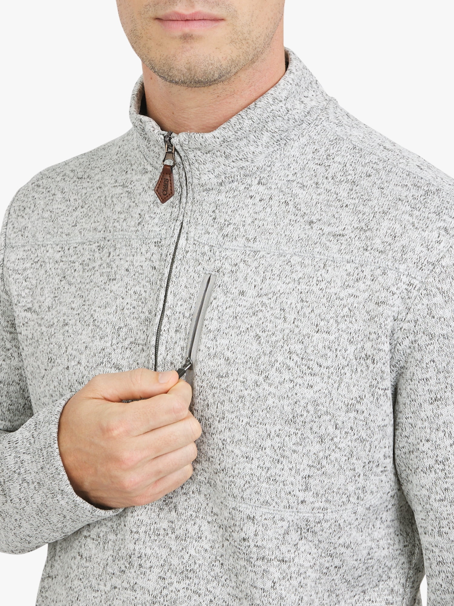 Chaps Men's & Big Men's Quarter Zip Fleece Sweater, Sizes S-3XL