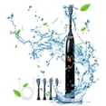 thumbnail image 1 of Kitchen Gadgets Qwtwty IPX7 Rated Toothbrush High-end Texture 5 Cleaning Modes 15 Cleaning Strengths Soft And Fine Bristles USB Charging Long-lasting Battery Life, 1 of 7