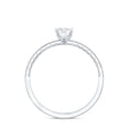 thumbnail image 3 of Rosec Jewels Lab Created Diamond Engagement Ring with Side Stones - 5 MM - EF-VS Quality, 14K White Gold, US 6.00, 3 of 9