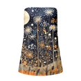thumbnail image 4 of Las mujeres camisetas sin mangas Camiseta sin mangas Bandeau sin tirantes a juego de colores para mujer, camiseta cómoda sin mangas para vacaciones de verano, camiseta holgada para (Navy, M), 4 of 5