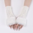 thumbnail image 5 of Yoyauz Women'sFingerless Gloves Arm Warm Knit Thumbhole Stretch, 5 of 5