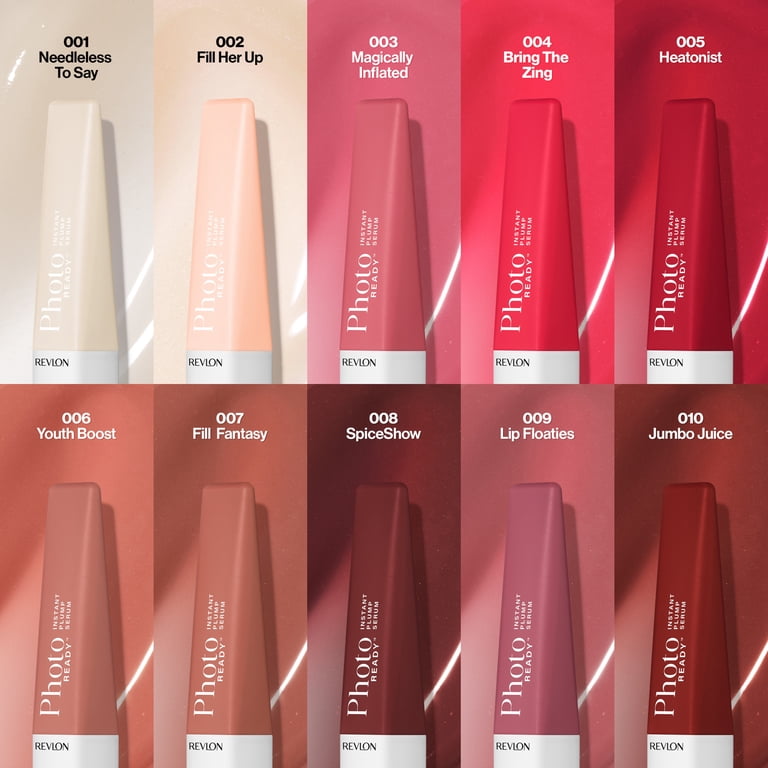 Revlon PhotoReady Instant Plump Serum, Lip Gloss, Plumping