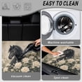 thumbnail image 5 of Xixirimido Horse White Roses Print Universal Car Trunk Mat, All Weather Trunk Protection Cargo Liner Stylish Vehicle Interior Accessories Durable Cargo Mat 29" x 39", 5 of 7