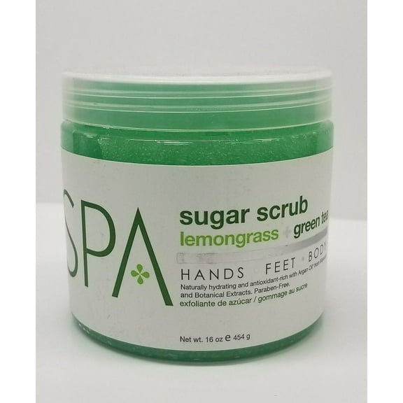 BCL SPA 16 oz. Sugar Scrub Lemongrass Green Tea