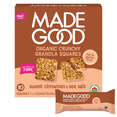thumbnail image 1 of MadeGood Carrés Granola Croquants Bio Cannelle Sucrée & Sel de Mer 5 Barres, 1 of 7
