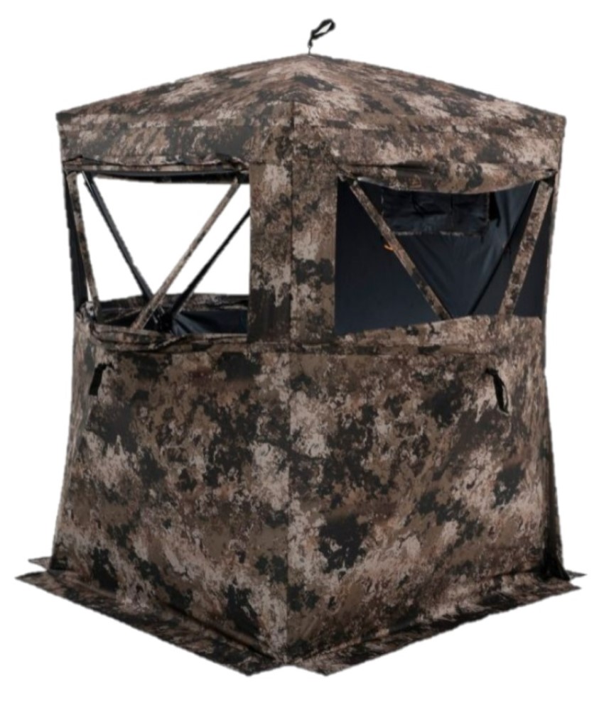 Treeline TSCGDHUB3WID 3Person Full Zip Door Deer Hunting Blind