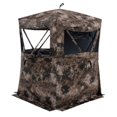 Treeline TSCGDHUB3WID 3Person Full Zip Door Deer Hunting Blind
