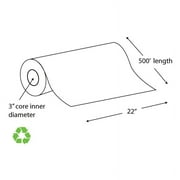 22" x 500' 20# Recycled Wide Format Roll, Taped (Bin of 45 Rolls)