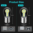 thumbnail image 5 of Ampoule LED Rouge Ambre Blanc 1156 BA15S P21W LED 1157 BAY15D P21/5W LED R5W R10W Feu de Signalisation de Voiture S25 Feu de Freinage Auto 12V, 5 of 5