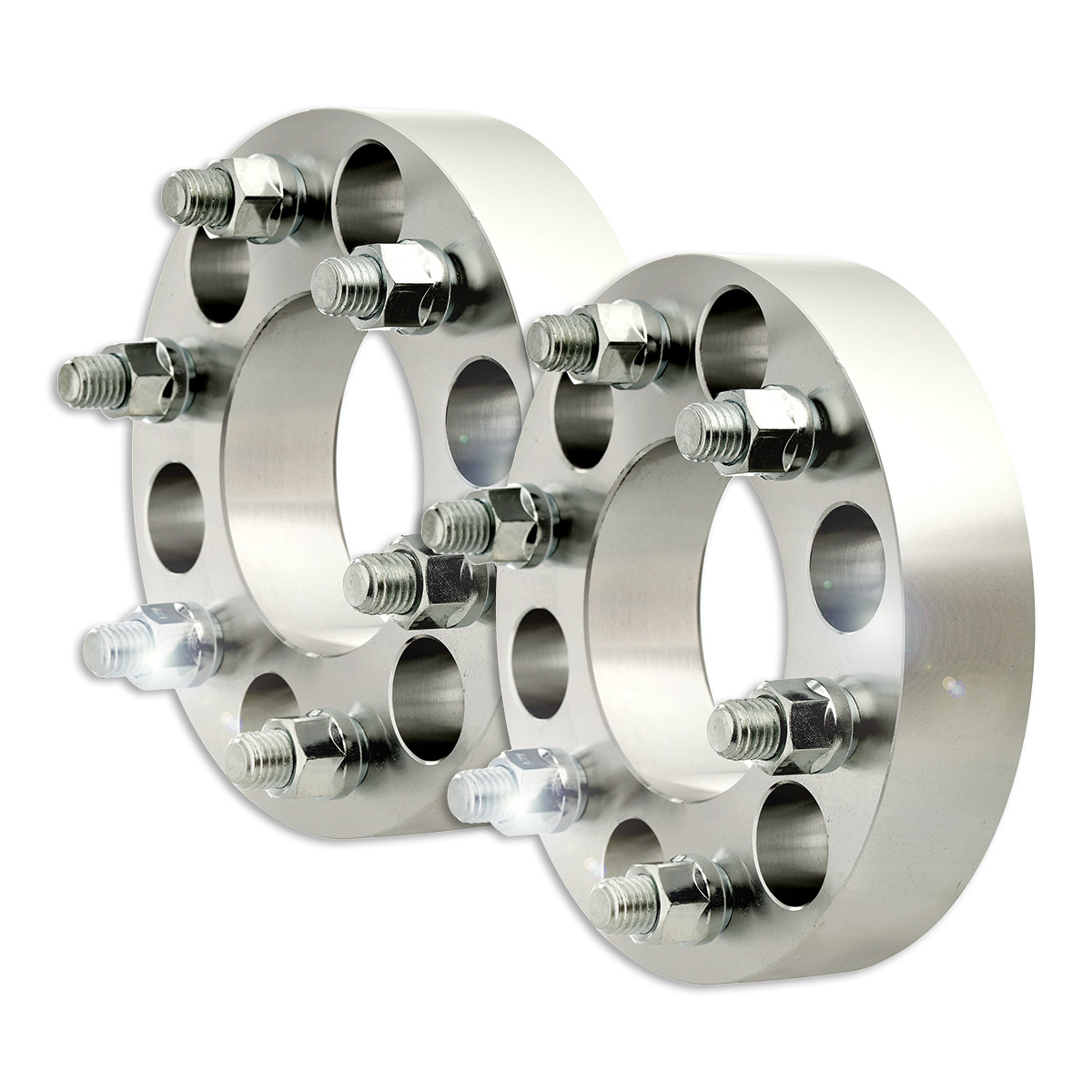 2 Billet Wheel Spacer Adapters 6x135 1.5" Width M14x2.0 87.1mm