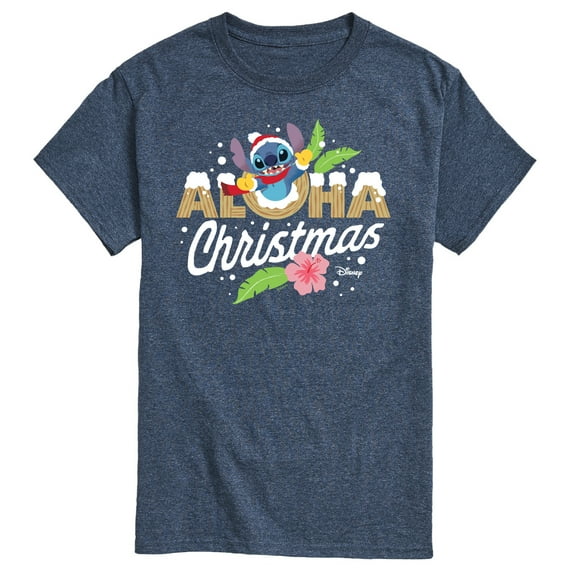 Lilo & Stitch - Aloha Christmas - Men's Short Sleeve Graphic T-Shirt