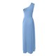 thumbnail image 5 of Vestido de mujer de moda casual de verano sin mangas de color sólido con un solo hombro Pompotops ghjkhdj18336, 5 of 5