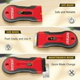 thumbnail image 4 of 2 Pack Razor Blade Scraper, Extra 10 PCS Mental Razor Blades Refills, High-Efficiency Razor Scraper, Razor Blade Scraper Tool for Cleaning, Durable Glass Scraper for Cooktop, Kitchen, Oven, 4 of 4