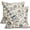 Blue Grey Cream, variant on Brown Vintage Floral Pillow Covers 18x18 Inch Set of 2, Grey Gray Antique Flower Block Print Pattern Decorative Throw Pillowcases Outdoor Farmhouse Cushion Covers Art Decor for Sofa Couch Bed