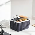 thumbnail image 3 of Maytalsory Premium et Solution de Rangement Emboîtable pour Panier de Rangement de Bureau Largement Bleu Foncé S 1Set, 3 of 6