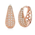 thumbnail image 2 of sweethay 2 piezas pendientes Clip orejas colgantes tamaño pequeño elegante mujer pendientes moda accesorio niñas joyería Festival regalo Ropa, zapatos y accesorios Miscelánea Oro rosa, 2 of 6
