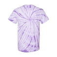 thumbnail image 3 of Dyenomite - Cyclone Pinwheel Tie-Dyed T-Shirt - 200CY - Lavender - Size: 2XL, 3 of 3