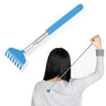 thumbnail image 3 of 4-Pack Retractable Telescoping Back Scratchers Stainless Steel with Non Slip Handle Extends 27 inches Assorted Colors, 3 of 8