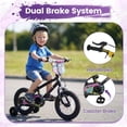 thumbnail image 4 of OLAKIDS Kids Bike, 12 14 16 18 Inch Toddler Children BMX Bicycle with DIY Drawing Board Training Wheels Adjustable Seat Handbrake Coaster Brake Safety Bell, 4 of 9