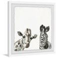 thumbnail image 3 of Marmont Hill Giraffe and Zebra II Framed Painting Print, 3 of 5