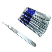 Scalpel Handle no.3 with Blades Carbon Steel no.11 Blades - 20 Piece