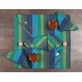 thumbnail image 4 of Servilletas Ramanta Home de algodón, 12 unidades, 51 x 51 cm, color verde azulado, 4 of 6