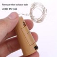 thumbnail image 3 of Guirnalda de luces LED VOOKRY para botellas de vino Paquete de 15 20 LED Color blanco cálido, 3 of 7