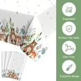 thumbnail image 3 of KAINSY Jungle Animals Birthday Table Cloths Covers Woodland Party Plastic Disposable Safari Tablecloths Waterproof 54 x 108inch 3pcs, 3 of 7