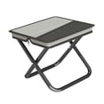 thumbnail image 4 of Taburete plegable para acampar, taburete para bolso, fácil de instalar, ligero y resistente, asiento para acampar. Gris, 4 of 9