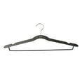 The Home Edit Thin Wood Clothing Hangers, Pack of 30, Black