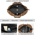 thumbnail image 3 of Funny Cartoon Pizza Print Weekender Bag Multipurpose Travel Tote Bag with Large Capacity, Lightweight, Adjustable Strap for Pizza Party Time Everyday Use, 3 of 5