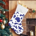 thumbnail image 5 of Coolnut Cow Print Christmas Stocking Personalized Large Candy Stocking, Xmas Stockings Decoration Hanging Gift for Family Holiday Party Ornaments Decor Fireplace, 5 of 7