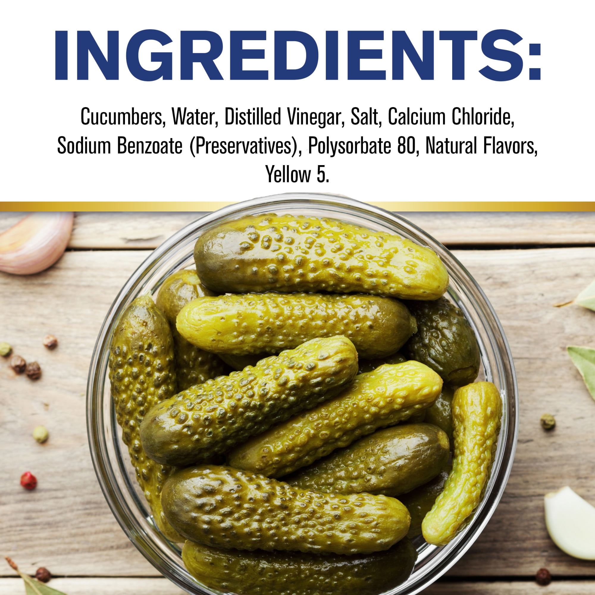 (6 pack) Vlasic Kosher Dill Whole Pickles, Keto Friendly, 80 fl. oz.