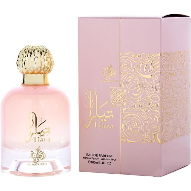 Perfume Al Wataniah Tiara Pink Eau De Parfum para mujer, 100 ml