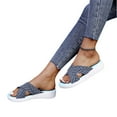 thumbnail image 3 of GERsome Womens Slippers Summer Fashion Sandals Women Dressy Comfy Platform Casual Shoes Summer Beach Travel Slipper Flip Flops, 3 of 6