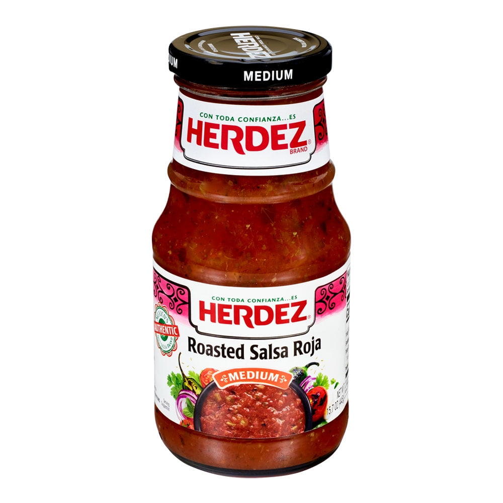 Herdez Roasted Salsa Roja, 15.7 Ounce