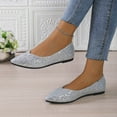 thumbnail image 6 of Tawop Shoes Women Casual Flat Womens Dress Shoes Pointy Toe Versatile, 6 of 9