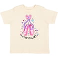 thumbnail image 3 of Inktastic I Love Ballet Slippers Boys or Girls Toddler T-Shirt, 3 of 5