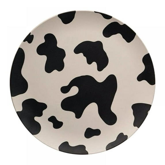 Reusable Dinner Plates Alternative for Plastic Plates Microwave and Dishwasher Safe Bamboo Fiber Plates for Kitchen Unbreakable Kids Plates