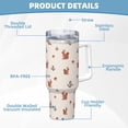 thumbnail image 5 of KLL Cute Squirrel Print 40oz Stainless Steel Insulated Car Cup Coffee Mug with Spillproof Lid - Keep Your Drink Hot or Cold on the Go, 5 of 8